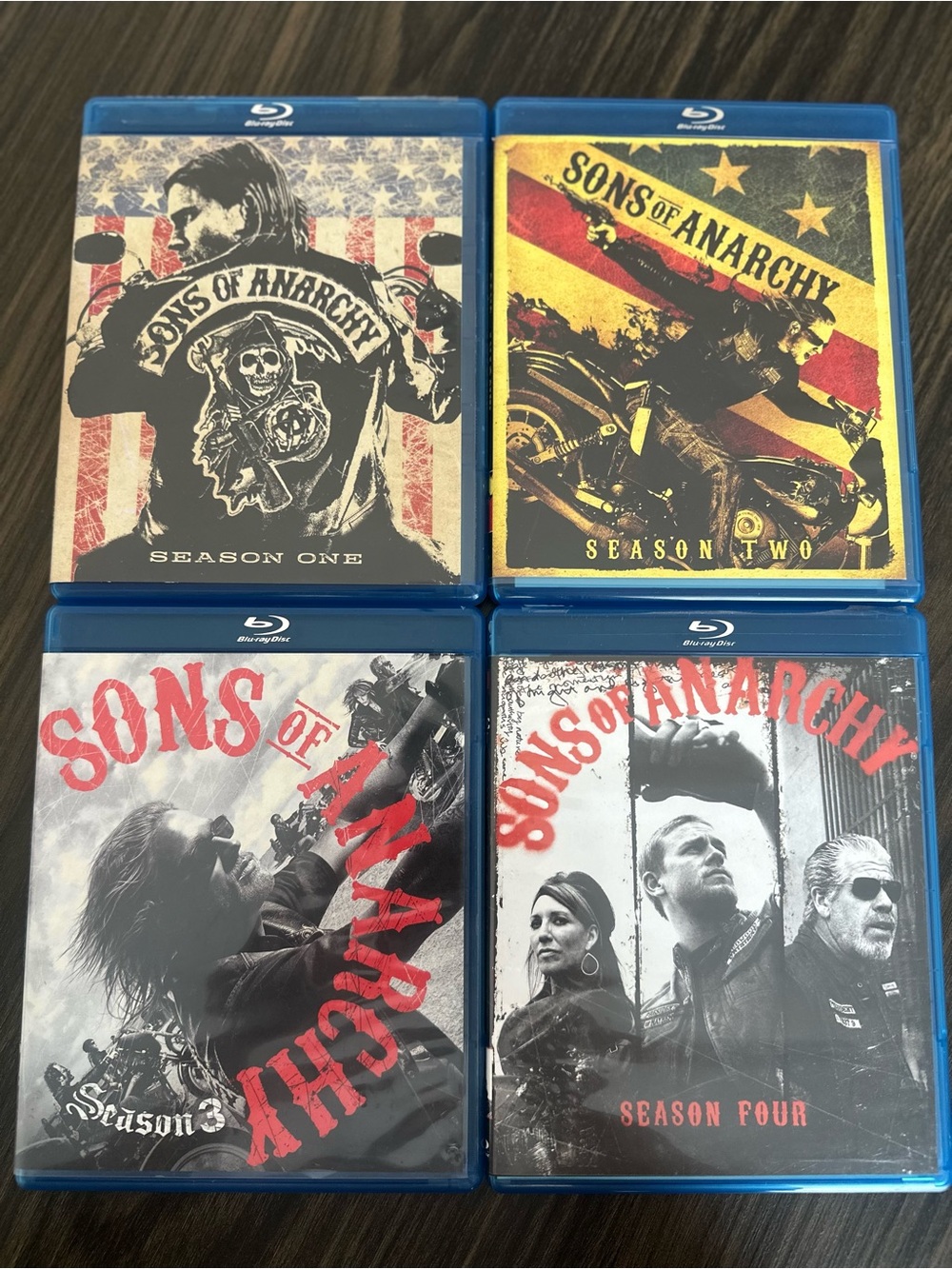 SONS of ANARCHY Seasons 1-4 Blu-ray Set